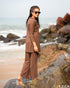 Rib Spandex Zip-Front Set 62072